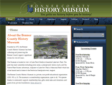 Tablet Screenshot of bonnercountyhistory.org